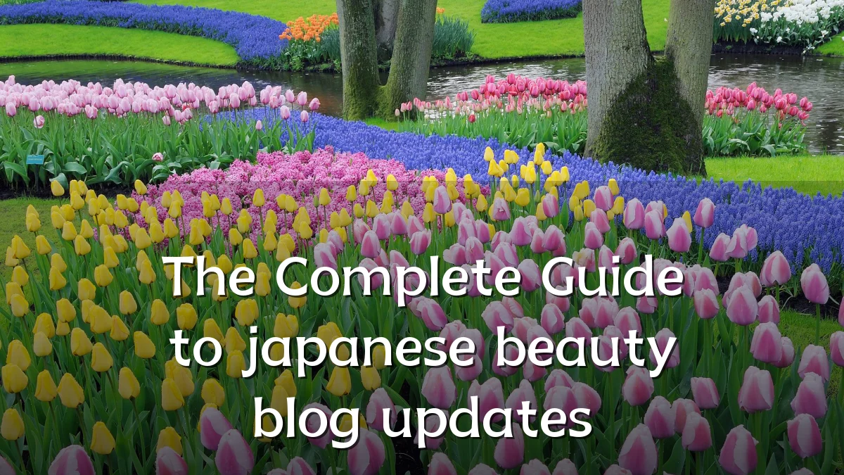 The Complete Guide to japanese beauty blog updates