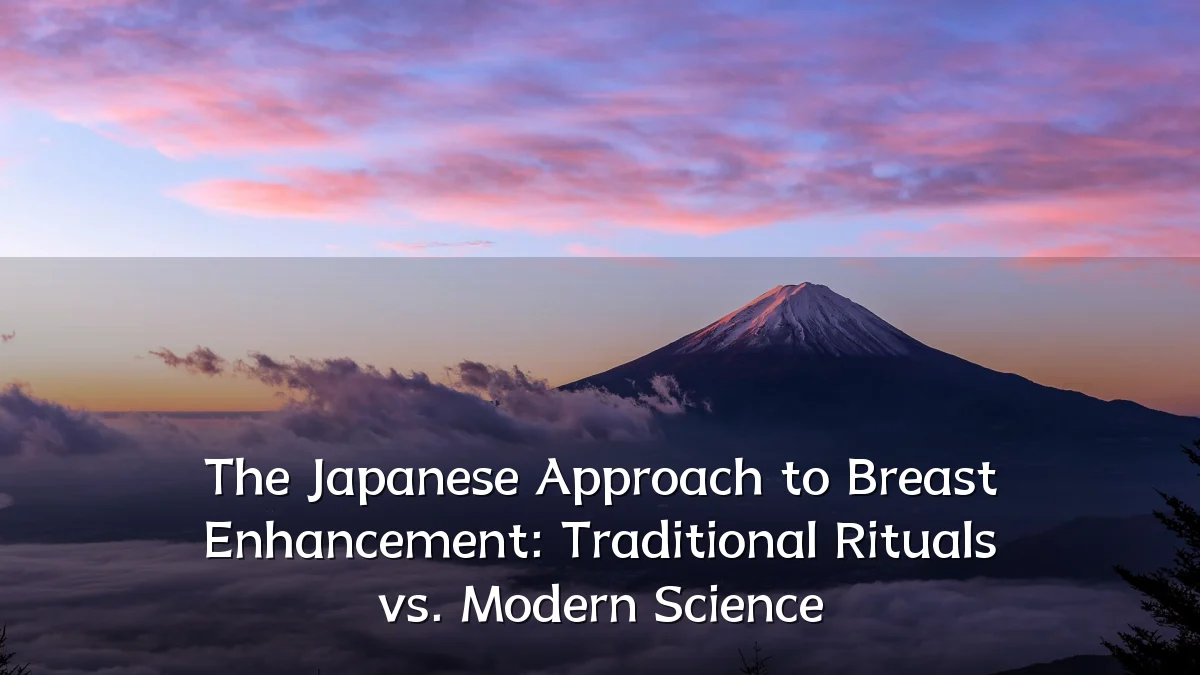 The Japanese Approach to Breast Enhancement: Traditional Rituals vs. Modern Science