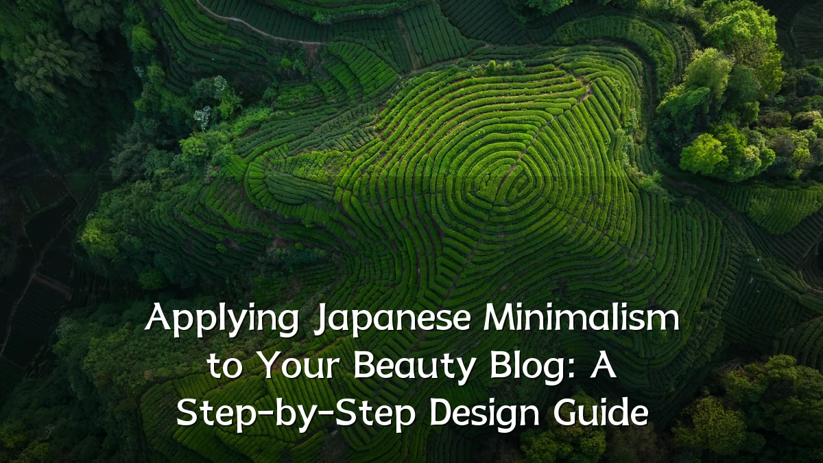 Applying Japanese Minimalism to Your Beauty Blog: A Step-by-Step Design Guide