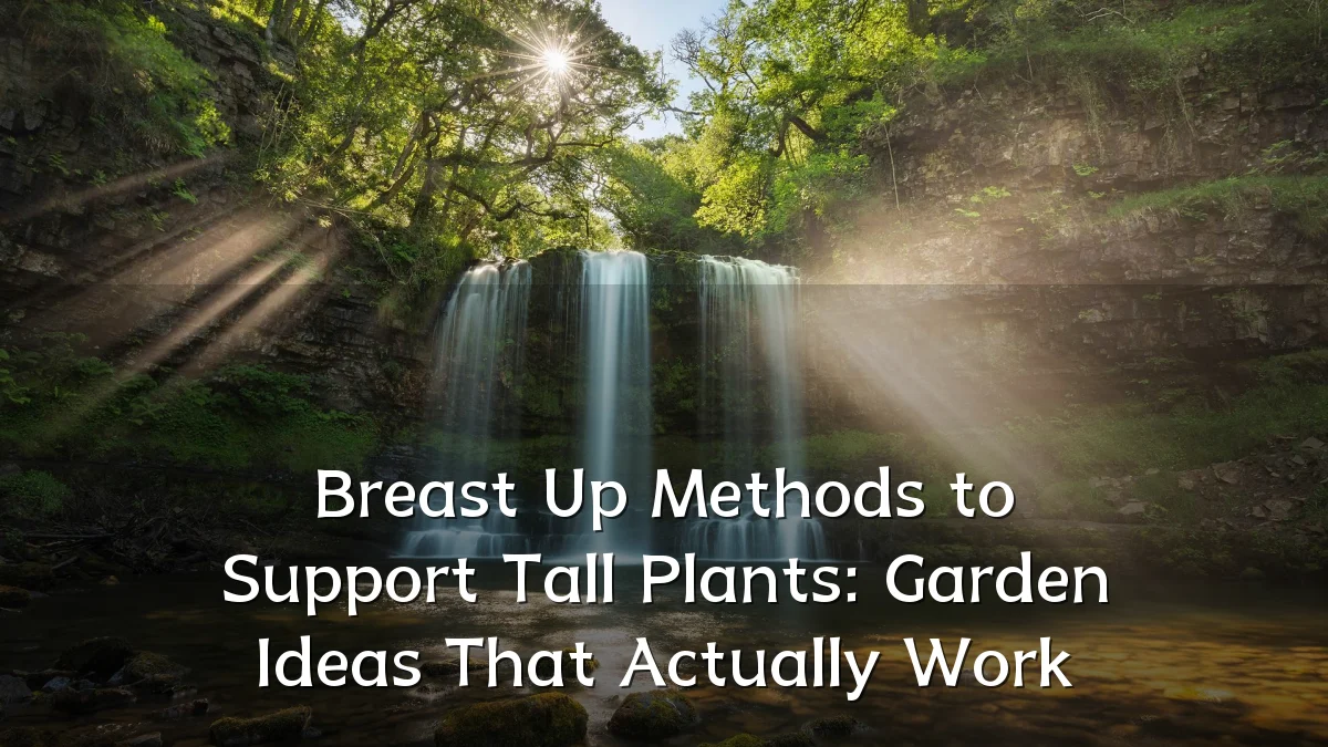 Breast Up Methods to Support Tall Plants: Garden Ideas That Actually Work