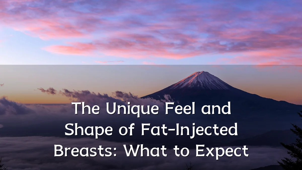 The Unique Feel and Shape of Fat-Injected Breasts: What to Expect